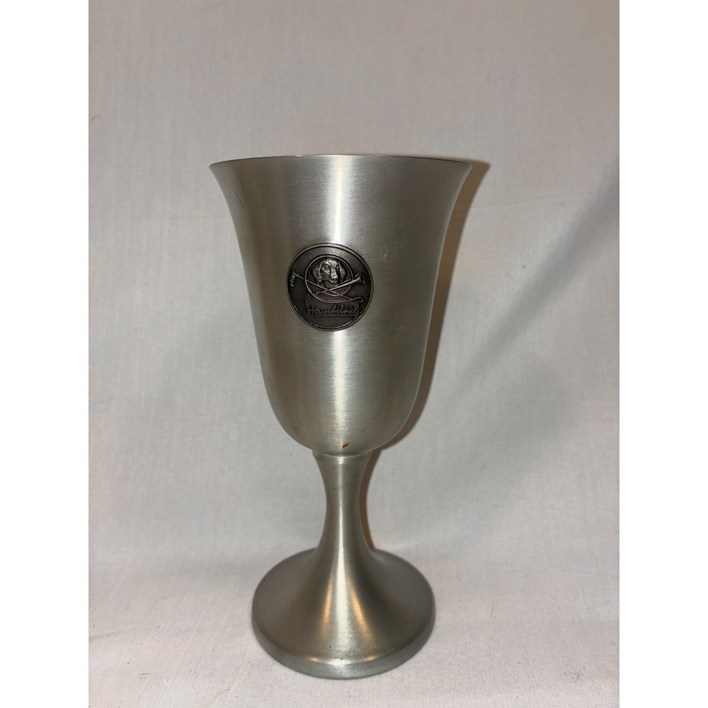Pewter Golf Goblet Houndslake + Heavy Metal Golfer Lidded Box + Fleece Throw Lot - Picture 2 of 4